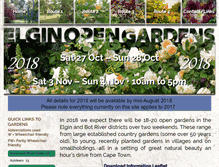 Tablet Screenshot of elginopengardens.co.za